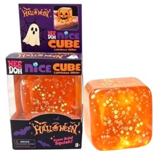 Schylling | Halloween Schylling NeeDoh Orange Cube Spider Pumpkin Hand Squeeze Fidget Toy Anxiety Relief ADHD Present