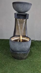 น้ำพุน้ำตกตั้งพื้น รุ่นFF1012 น้ำพุแต่งบ้านน้ำตกแต่งสวน น้ำล้นหน้าบ้านเสริมฮวงจุ้ย อ่างน้ำพุมงคล