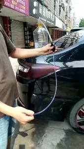 OUHOE | [NM]Universal Car Fuel Transfer Pump Hand Siphon PVC Hose For Gas Oil Durable Manual Suction Liquid Extractor Auto Accessory[NM]