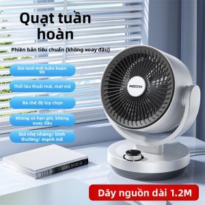 Quạt Lưu Thông Không Khí NOCC Circular Lớn 2025 Quạt Đứng Siêu Tĩnh Âm Quạt Sàn Gió Mạnh Đèn LCD 220V Động Cơ Điện Đồ Dùng Gia Dụng