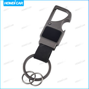 PU Leather Keyring Bottle Opener Keychain