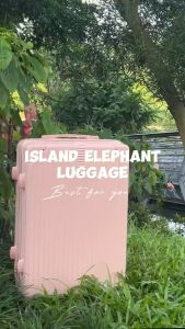 ISLAND ELEPHANT Suitcase With 20/24 Inch ABS+PC Material Travel Luggage Bag Man Women Universal