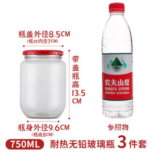 ขวดบรรจุกระป๋องแบบปิดผนึกแก้วทนอุณหภูมิสูงพร้อมฝาปิดสําหรับจัดเก็บทําอาหารในครัวและซอสมะเขือเทศน้ําส้มสายชู