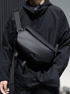 Túi Đeo Vai Dung Tích Lớn Phong Cách Đường Phố Túi Đeo Hông Đơn Giản Cho Thanh Thiếu Niên Đi Làm Bằng Da Tổng Hợp PU Túi Đeo Vai Thường Ngày