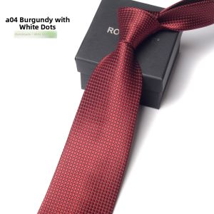 Romguest | Wide Business Wedding Striped Tie 9cm