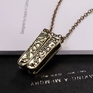 Grimm Box Key Can Open Pendant Necklaces For Men Women Lolita Vintage Anime Necklace  Halloween Cosplay Jewelry Gifts