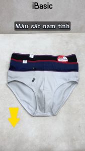 Quần lót nam iBasic brief lưng thun poly trơn PANM118