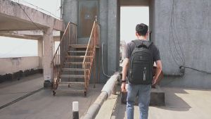 New mens backpack simple large-capacity travel backpack mens casual fashion luggage bag travel mountaineering school bag # B15