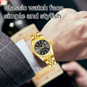 Fashion Mens Waterproof Watch Luminous with Calendar Couple Watch Powerful Calendar High-end Mechanical Watches
