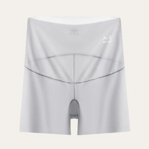 miiow | Maternity Safety Ice Silk Underwear High Waist Short Pants Ultra Thin Seamless Two-In-One Womens Summer Bottoms Casual Wear