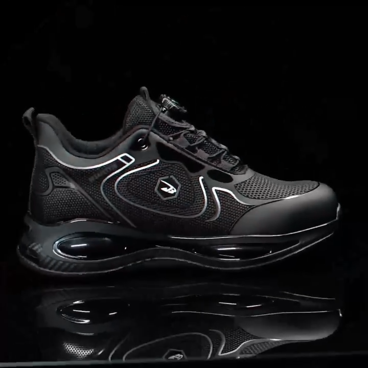 Giày bảo hộ lao động núm vặn JB837 mũi thép chống đập và chống đâm ...