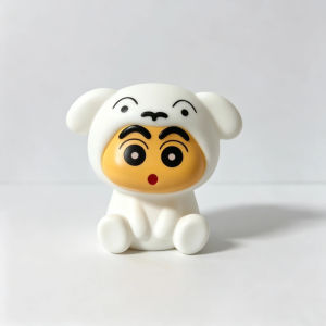 Bandai | Cute Mini Silicone Table Decor Cartoon Figurine Warm Glow Desktop Ornament Sweet Surprise Present for Girls Room Decoration