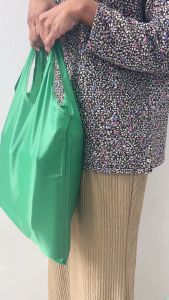 EASY Foldable Nylon Shopping Bag with Hook