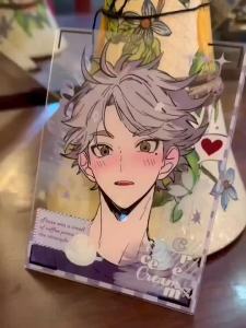 Haikyuu Acrylic Transparent Card Photo Props Diy Card Anime Kozume Kenma Hinata Shoyo Tobio Kageyama Kei Tsukishima sugawara koushi Collectible Ornaments Holiday Gift