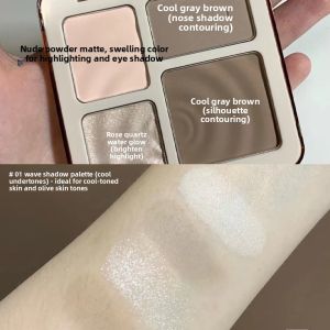 JIUQI | Highlight and Contour Palette Matte Illumination Natural Shadow Nose Shadow