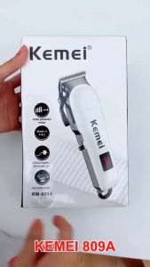 [BẢO HÀNH 5 NĂM] Tông đơ cắt tóc gia đình chuyên nghiệp Tăng đơ cắt tóc pin trâu Máy hớt tóc không dây KM - 809A chính hãng