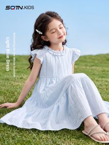SQTN.KIDS | High-end Korean Style Girls Dress Summer