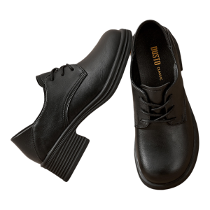 DUSTO | Black British Style Brogue Loafers