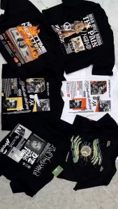 Cleistore49 TERLARIS Kaos Pria Motif Distro Keren 100 Ribu Dapat 5 Pcs Baju Skena Hitam Cowok Cewek