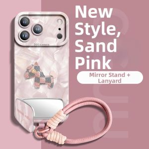 Universal Mirror View Stand Case Full-body Protection For iPhone