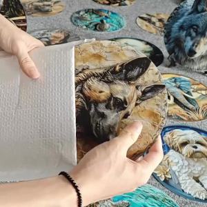 Biển Hiệu Kim Loại Hình Vòng Tròn Giả Cắt Rời Trang Trí Phòng Khách Chủ Đề Ngày Lễ Tình Nhân Lễ Hội Mardi Gras Kích Thước 10x15cm
