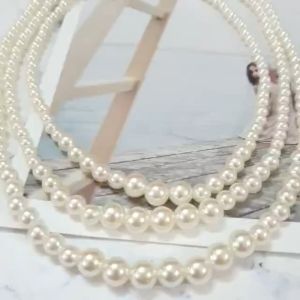 Chuỗi Vòng Cổ Ngọc Trai 3 Tầng Mặc Áo Dài Cách Tân Truyền Thống