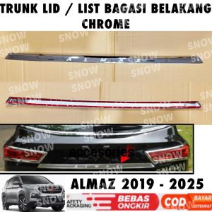 Trunk Lid List Belakang Wuling Almaz 2019 2023 2024 2025 Cover Chrome