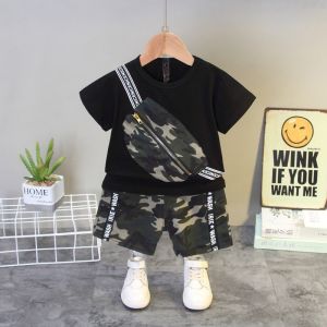 New Summer Baby Girl Clothes Kids Boys Clothing Children Fashion Sport T-Shirt Shorts 2Pcs/Set Toddler Costume Infant Tracksuits