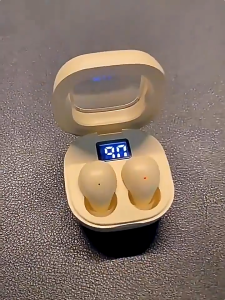 Sk19 หูฟังไร้สายบลูทูธ 5.3 TWS ตัดเสียงรบกวนหูฟังชนิดใส่ในหูที่มองไม่เห็นหูฟังนอนหลับชุดหูฟังเพลงพร้อมไมโครโฟน