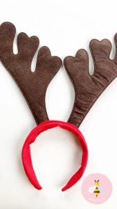 Pinky Bee Bando Natal Rusa Coklat 70015300