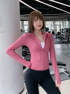 Maxrun Womens Badminton Fitness Clothing Long Sleeve Yoga Sportswear Tight Outerwear Breathable Quick Dry Ultra Light