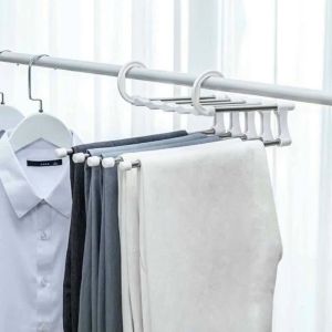 SSSuperior+ Multifunctional Multilayer Hanger Folding Storage for Pants Trousers Storage Rack