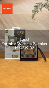 MOXOM MX-SK102 Toast Portable Bluetooth Wireless RGB Lights TWS Support Speaker