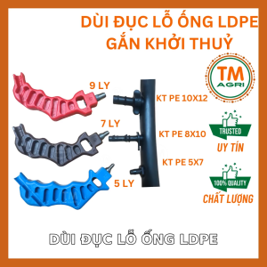 Dụng cụ đục lỗ ống PE LDPE phi 16 20 25 dùi đục lỗ chuyên dùng trong hệ thống tưới tiết kiệm
