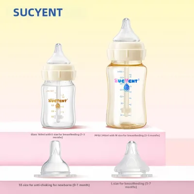 Sucvent | Anti-Choking Anti-Gas Resistant Baby Bottle PPSU