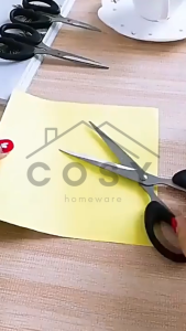 COSY Gunting Serbaguna Kertas Kain Plastik Dapur Daun Benang Emigo Besar Sedang Kecil Multifungsi Gagang Hitam Bahan Stainless Steel