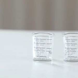 2Pcs/Set 60ML Espresso Shot Glass Cup Liquid Measuring Tool Kitchen Bar Pitcher