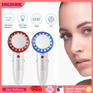 DECINIEE 6 in 1 EMS Cavitation Ultrasonic Body Slimming Machine Weight Lose Body Massager LED Photon Facial Care Beauty Device Skin Care Massage