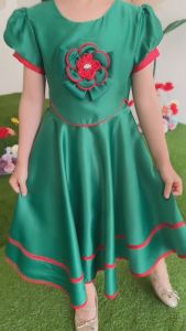 Two Mix - Baju Dress Anak Lebaran Perempuan 2023 - Gaun Anak Cewek Satin Party 1-12 Tahun 4376 4201