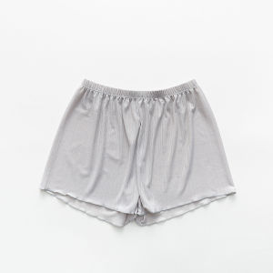 Quần an Toàn Mùa Hè Mỏng Cỡ Lớn Cho Nữ Quần Lót Ren Lụa Băng Rộng Rãi Mặc Nhà Quần Lót Ngắn Mùa Hè Chống Ánh Sáng