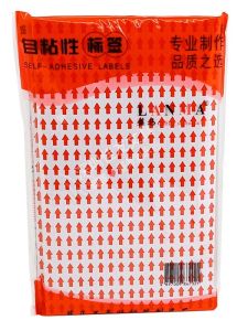 Red Large Size Arrow Direction Labels Non-drying Adhesive Return Stickers Indicative Bad Labels for Business Supplies