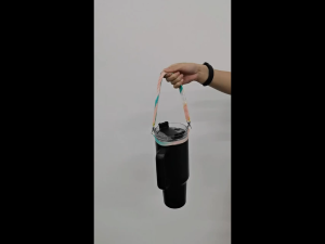 Silicone Water Bottle HandleWater Bottle Strap Lanyard Fits Most 8-40oz Bottles