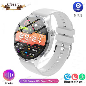 New 2026 Mens Smart Watch 1.5Inch HD AMOLED Screen GPS Sport Tracker Bluetooth Call Sleep Health Monitoring For Android IOS Gift