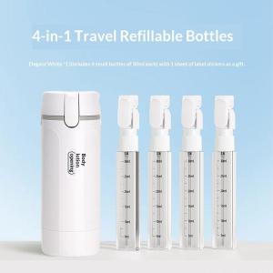 4 In 1 Travel Dispenser Portable Travel Bottles Leak Proof Leakproof Toiletry Container For Perfume Shampoo Conditioner Lotion