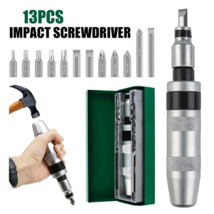 OBENG KETOK GETOK 13 PCS OBENG KETOK PUTAR SET IMPAC S2 SCREWDRIVER SET BOX BESI