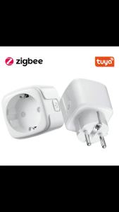 EU Standard Tuya WiFi Smart Socket 16/20A with Energy Monitoring Voice Control Compatible with Alexa Google Assistant Smart Life