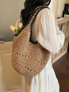 TANGKOU | Beach Vacation Commuter Tote Large Capacity Handbag