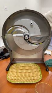 Máy thái sả tỏi hành ớt và các loại củ quả măng bắp cải hành tây ... thái lát điều chỉnh dầy mỏng Chạy Điện Kết Hợp Quay Tay