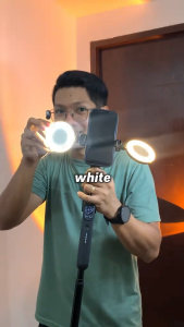 AVIDUS R40 Portable Selfie Stick With AI PTZ Gesture Control 3 Levels Adjustment Fill Light Face Tracking