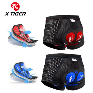 Quần Lót Nam X-Tiger Pro 5D Gel Pad Đi Xe Đạp Quần Lót Đạp Xe Có Đệm Chống Sốc Quần Short Đi Xe Đạp Leo Núi Khô Nhanh Chống Mồ Hôi Quần Lót Đi Xe Đạp